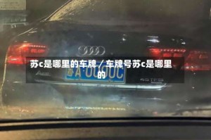 苏c是哪里的车牌／车牌号苏c是哪里的