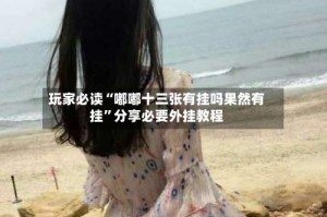 玩家必读“嘟嘟十三张有挂吗果然有挂”分享必要外挂教程