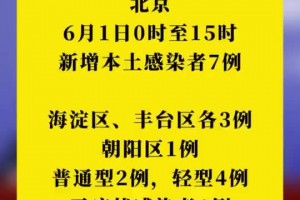 北京新增本土1例︰(北京新增本土感染者)