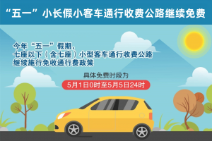 五一放假高速免费几天?.五一放假高速几天不收费