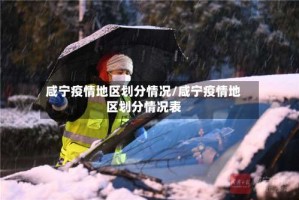 咸宁疫情地区划分情况／咸宁疫情地区划分情况表