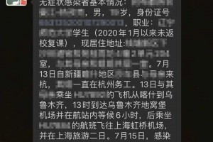杭州新增1例本土确诊︰(杭州新增1例本土确诊 往返上饶上海)