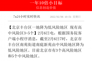 「北京大兴一地调为高风险」〃大兴算高风险吗