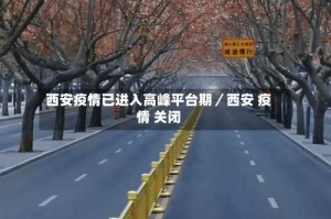 西安疫情已进入高峰平台期／西安 疫情 关闭