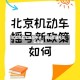 北京机动车摇号申请／机动车摇号怎么申请