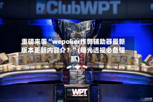重磅来袭“wepoker作弊辅助器最新版本更新内容介？	”(曝光透视必备猫腻)-第2张图片