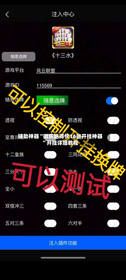 辅助神器“微乐跑得快16张开挂神器”开挂详细教程-第1张图片