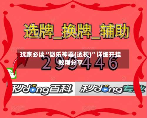 玩家必读“微乐神器(透视)	”详细开挂教程分享-第2张图片