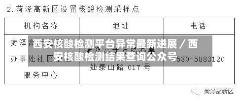 西安核酸检测平台异常最新进展/西安核酸检测结果查询公众号-第2张图片