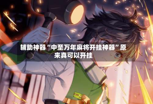 辅助神器“中至万年麻将开挂神器”原来真可以开挂-第2张图片