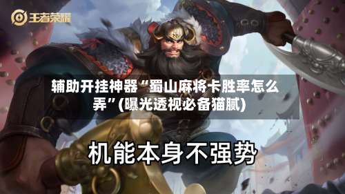 辅助开挂神器“蜀山麻将卡胜率怎么弄	”(曝光透视必备猫腻)-第1张图片