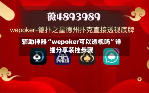 辅助神器“wepoker可以透视吗		”详细分享装挂步骤-第2张图片