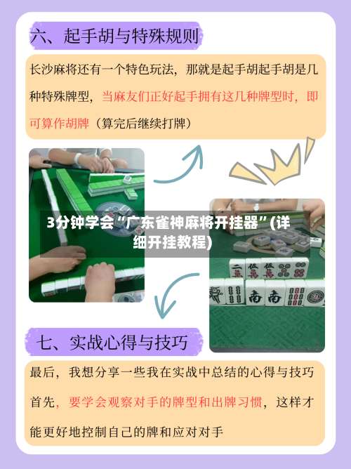 3分钟学会“广东雀神麻将开挂器”(详细开挂教程)-第2张图片