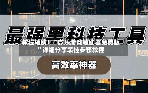 教程辅助！“微乐游戏辅助器免费版		”详细分享装挂步骤教程-第1张图片