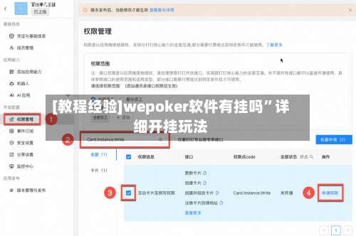 [教程经验]wepoker软件有挂吗		”详细开挂玩法-第1张图片