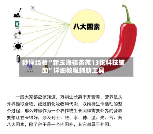 秒懂经验“新玉海楼茶苑13张科技辅助		”详细教程辅助工具-第1张图片
