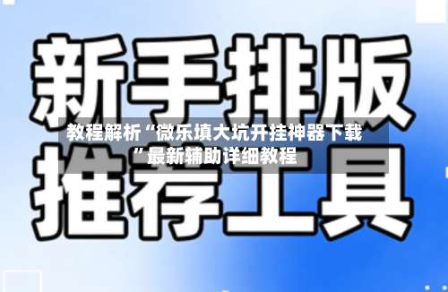 教程解析“微乐填大坑开挂神器下载	”最新辅助详细教程-第2张图片