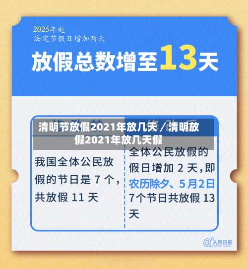 清明节放假2021年放几天/清明放假2021年放几天假-第2张图片