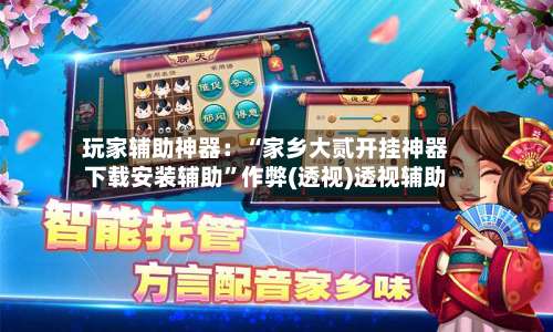 玩家辅助神器：“家乡大贰开挂神器下载安装辅助	”作弊(透视)透视辅助-第2张图片