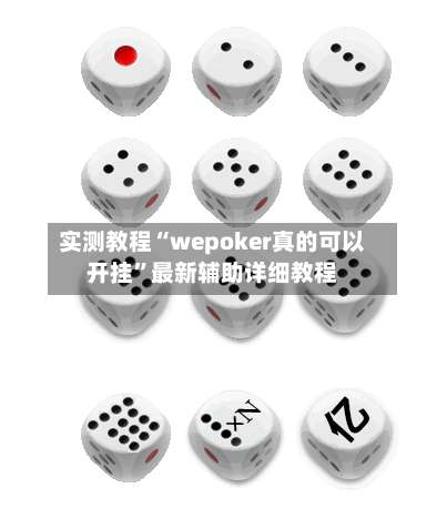 实测教程“wepoker真的可以开挂		”最新辅助详细教程-第2张图片