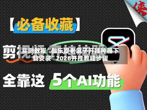 实测教程“微乐捉老麻子开挂神器下载安装	”2026开挂教程步骤-第1张图片
