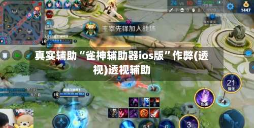 真实辅助“雀神辅助器ios版”作弊(透视)透视辅助-第1张图片