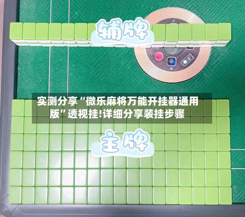 实测分享“微乐麻将万能开挂器通用版”透视挂!详细分享装挂步骤-第3张图片