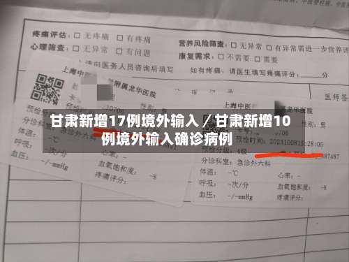 甘肃新增17例境外输入/甘肃新增10例境外输入确诊病例-第3张图片