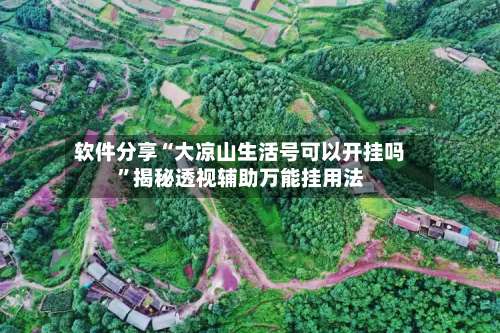 软件分享“大凉山生活号可以开挂吗”揭秘透视辅助万能挂用法-第2张图片