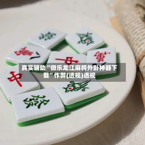 真实辅助“微乐龙江麻将外卦神器下载	”作弊(透视)透视-第1张图片