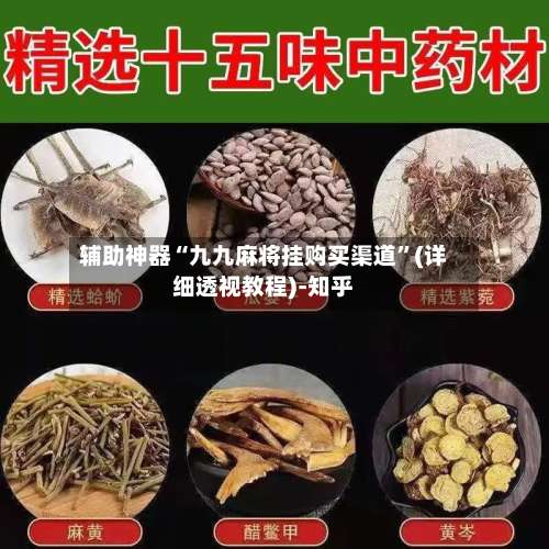 辅助神器“九九麻将挂购买渠道”(详细透视教程)-知乎-第3张图片
