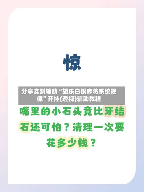 分享实测辅助“胡乐白银麻将系统规律”开挂(透视)辅助教程-第3张图片