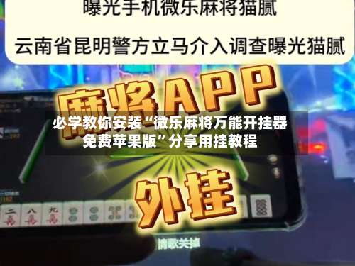 必学教你安装“微乐麻将万能开挂器免费苹果版”分享用挂教程-第2张图片