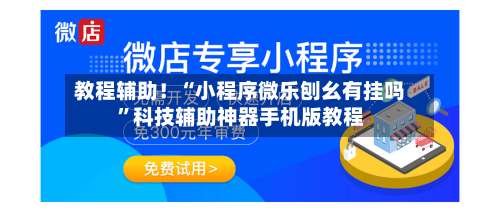 教程辅助！“小程序微乐刨幺有挂吗	”科技辅助神器手机版教程-第3张图片