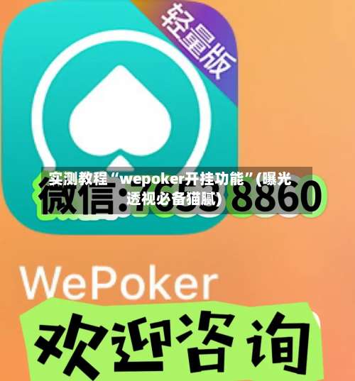 实测教程“wepoker开挂功能	”(曝光透视必备猫腻)-第1张图片
