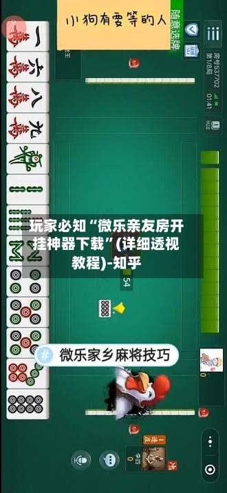 玩家必知“微乐亲友房开挂神器下载	”(详细透视教程)-知乎-第2张图片