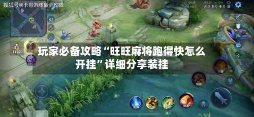 玩家必备攻略“旺旺麻将跑得快怎么开挂	”详细分享装挂-第1张图片