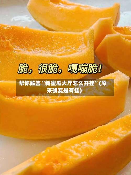 帮你解答“新蜜瓜大厅怎么开挂”(原来确实是有挂)-第3张图片