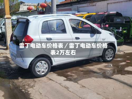 雷丁电动车价格表/雷丁电动车价格表2万左右-第2张图片