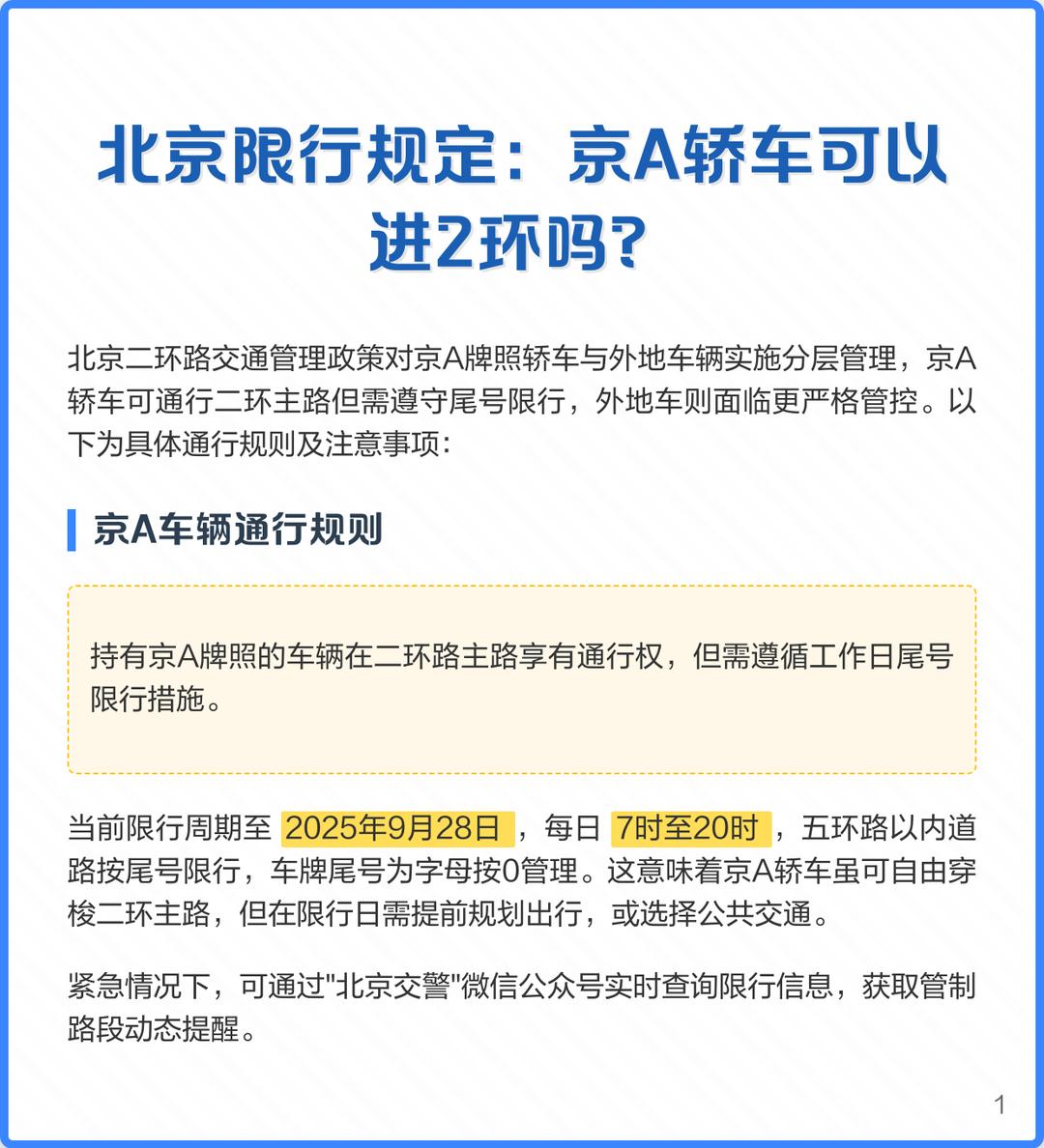 限行规定〃北京限号限行规定-第2张图片