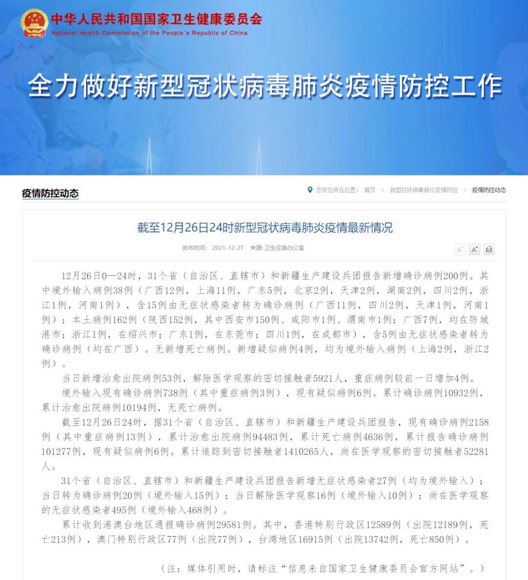 陕西疫情最新消息今天新增多少例︰(陕西疫情最新消息新增一例本土)-第1张图片