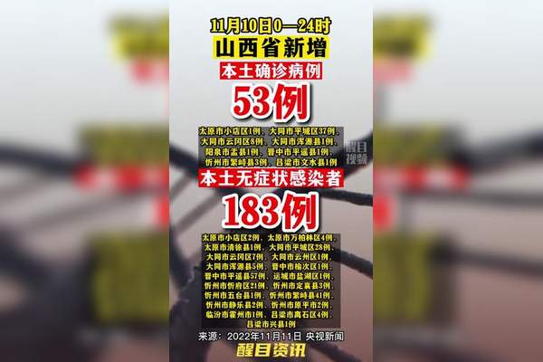 “山西新增本土确诊病例1例” 山西新增1例本土病例活动轨迹？-第1张图片