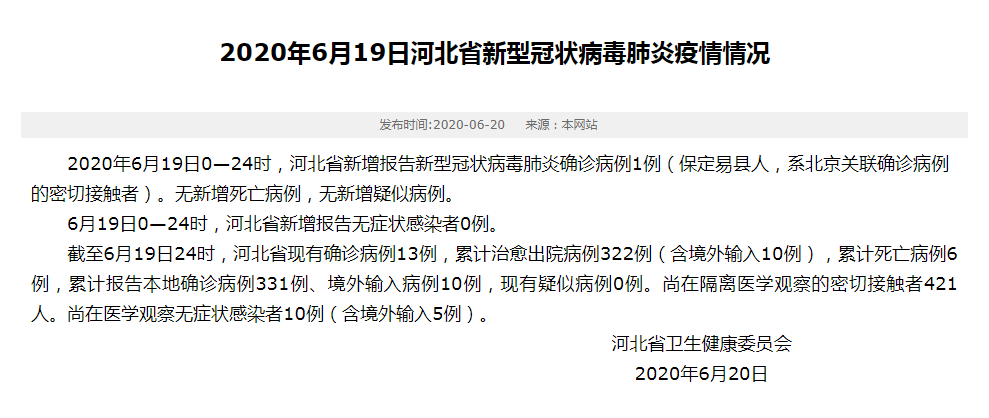 河北新增本土无症状19例.河北新增19例确诊5例无症状-第1张图片
