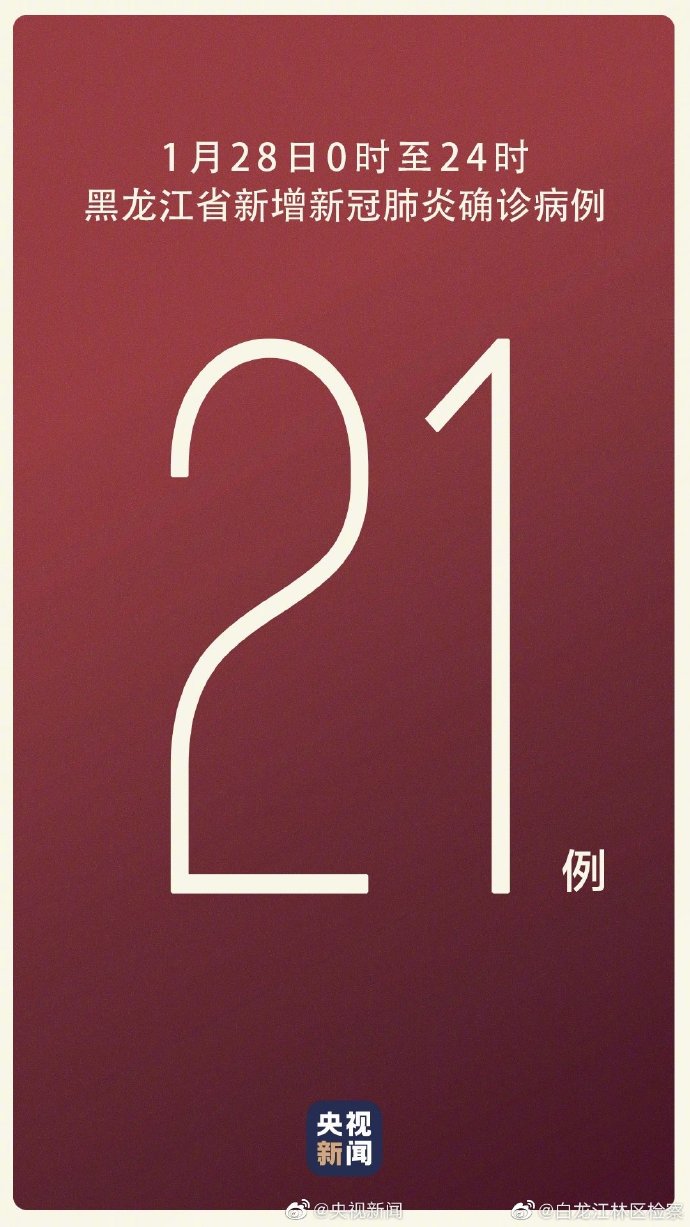“黑龙江增28例本土” 黑龙江又增一例？-第2张图片
